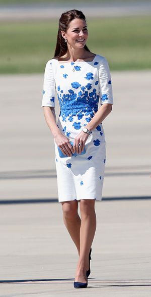 Kate Middleton in LK Bennett blue and white Lasa Poppy print dress.jpg